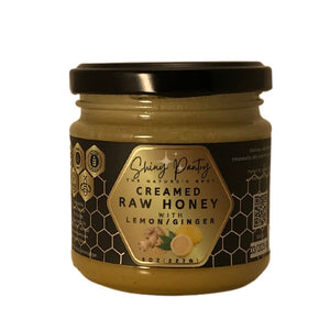 Creamed Raw Honey with Lemon/Ginger